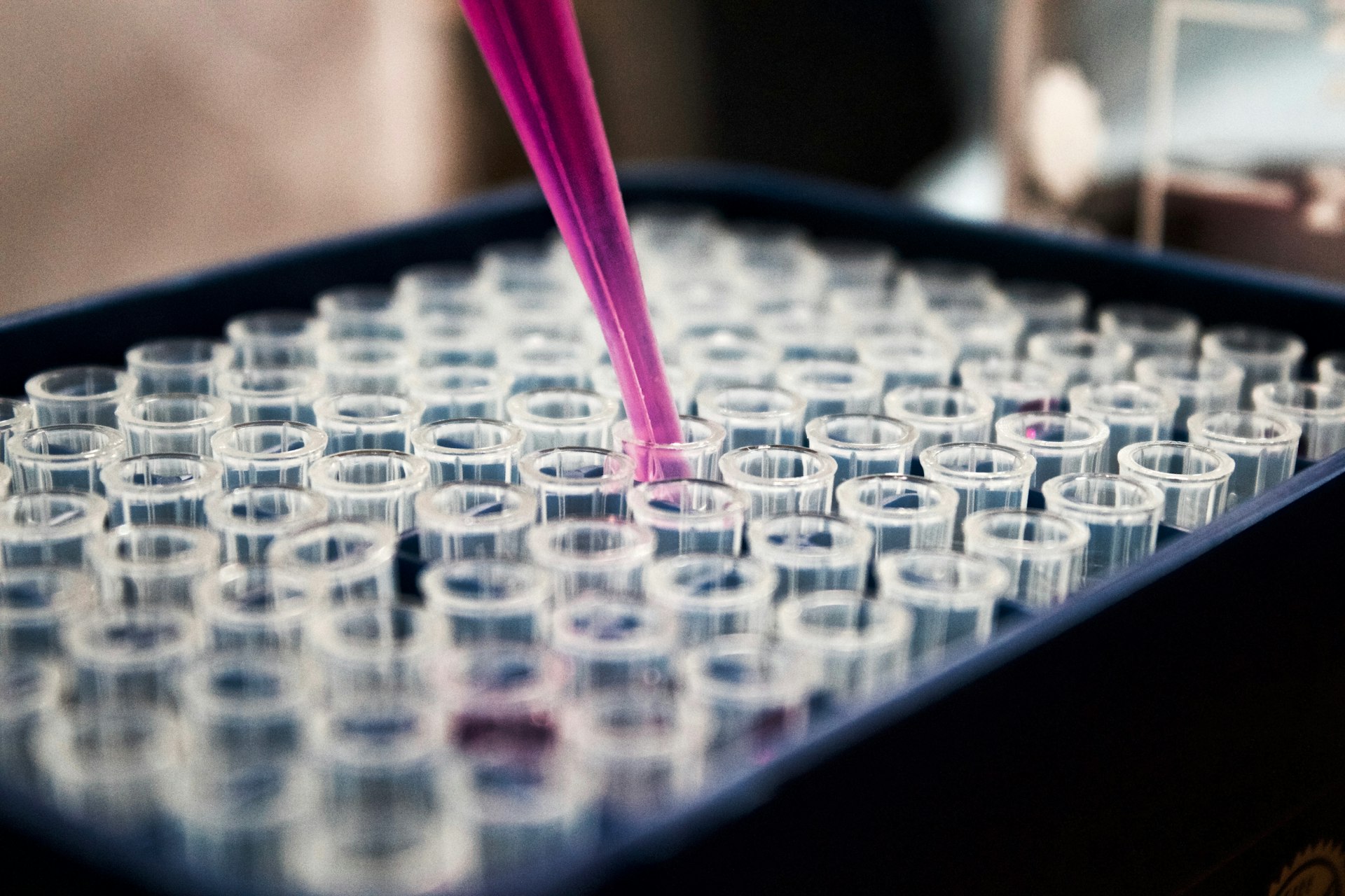 Scientific research laboratory with chromatography equipment